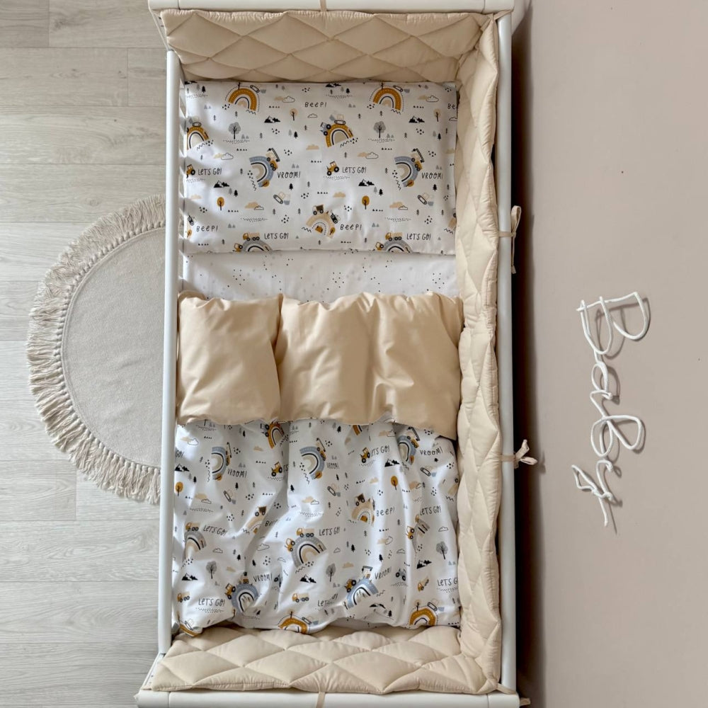 Komplet do postieľky pre novorodenca Baby Dream New – Let’s Go