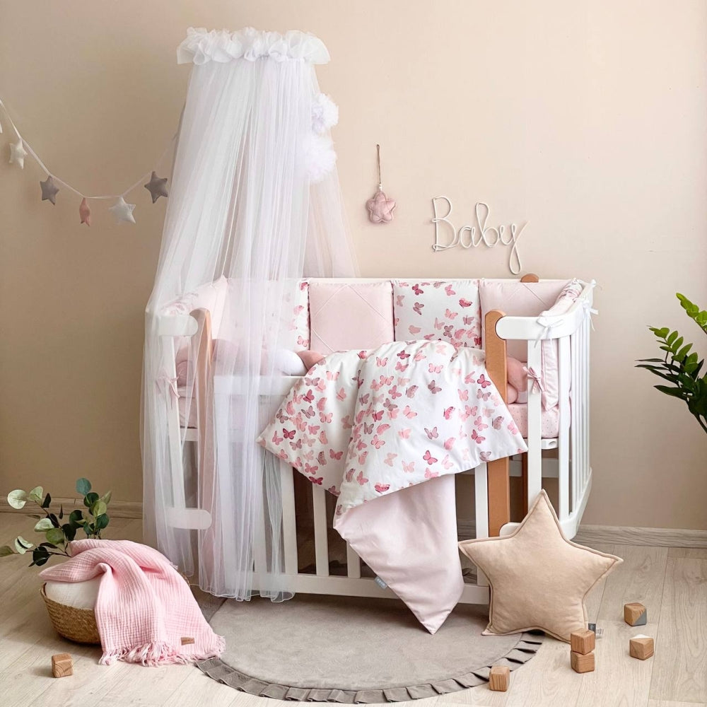 Komplet do postieľky pre bábätko Happy Night – motýle