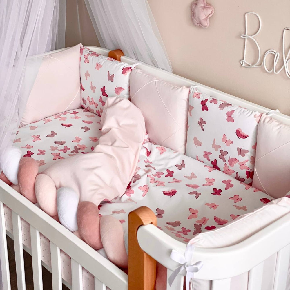 Komplet do postieľky pre bábätko Happy Night – motýle