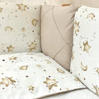 Komplet do postieľky pre bábätko Happy Night – galaxia kapučíno