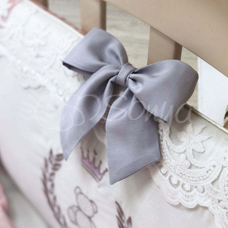 Kompletná výbava do postieľky De Lux – zaprášená ruža