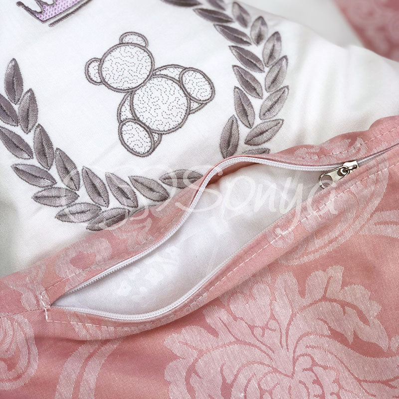 Kompletná výbava do postieľky De Lux – zaprášená ruža