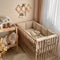 Kompletný set do postieľky Velvet – moka