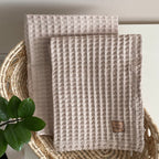 Vaflová deka pre bábätko Grécka béžová