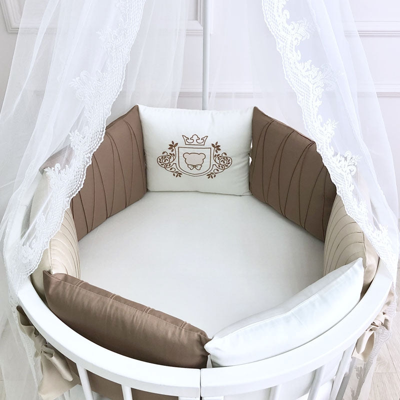 Súprava do detskej postieľky Royal – čokoládová