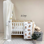 Výbava do postieľky Baby Mix – Teddy béžová