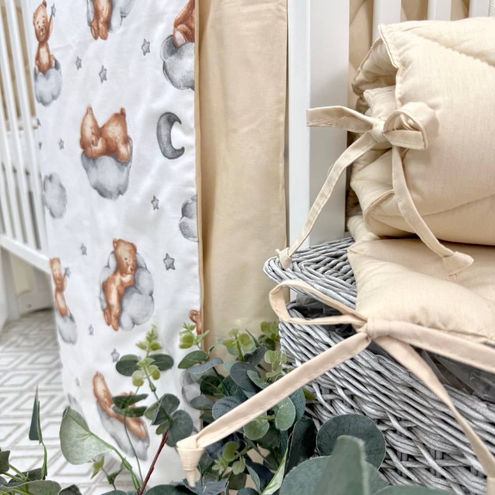 Výbava do postieľky Baby Mix – Teddy béžová