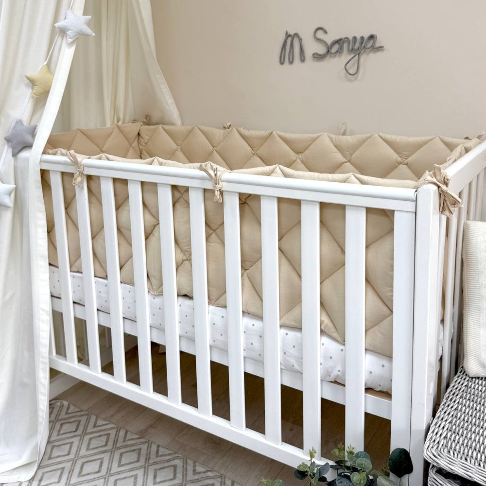 Výbava do postieľky Baby Mix – Teddy béžová