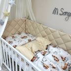 Výbava do postieľky Baby Mix – Teddy béžová
