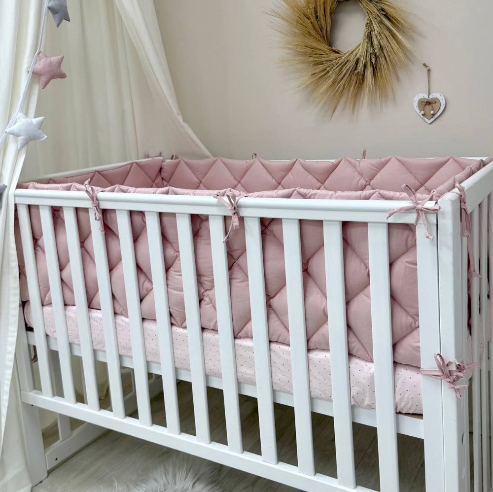 Výbava do postieľky Baby Mix – Pierko púdrové