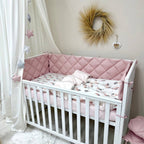 Výbava do postieľky Baby Mix – Pierko púdrové