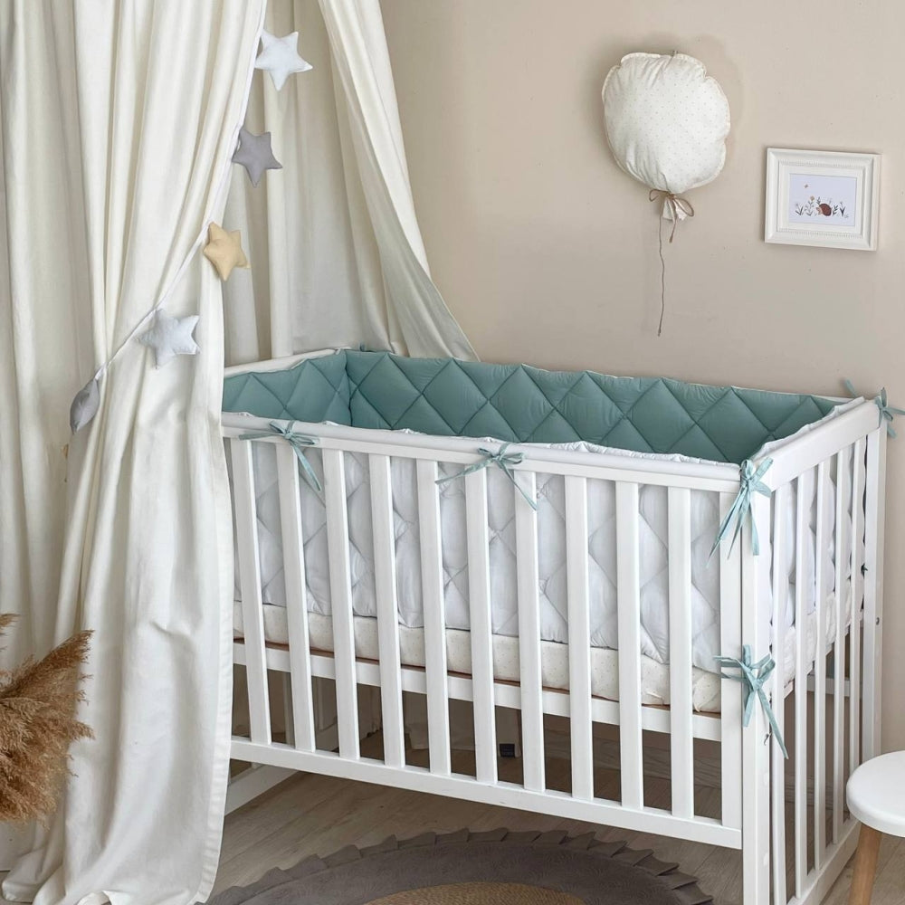 Výbava do postieľky Baby Mix – Pierko mätové