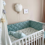 Výbava do postieľky Baby Mix – Pierko mätové