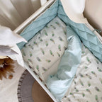 Výbava do postieľky Baby Mix – Pierko mätové