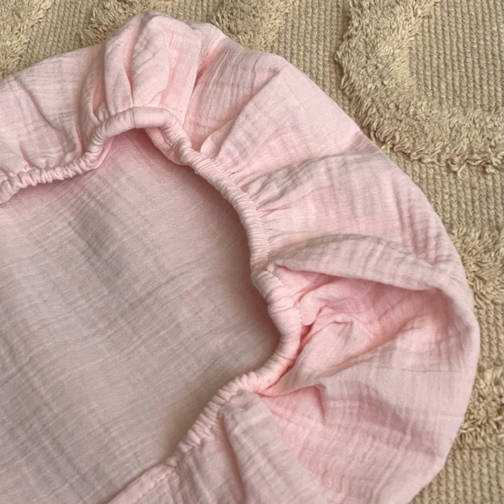 Mušelínová plachta do kočíka 45 × 80 cm – ružová