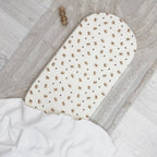 Mušelínová plachta do kočíka 45 × 80 cm – tigríky na ivory