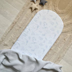 Mušelínová plachta do kočíka Baby Dear 45 × 80 cm – modrá