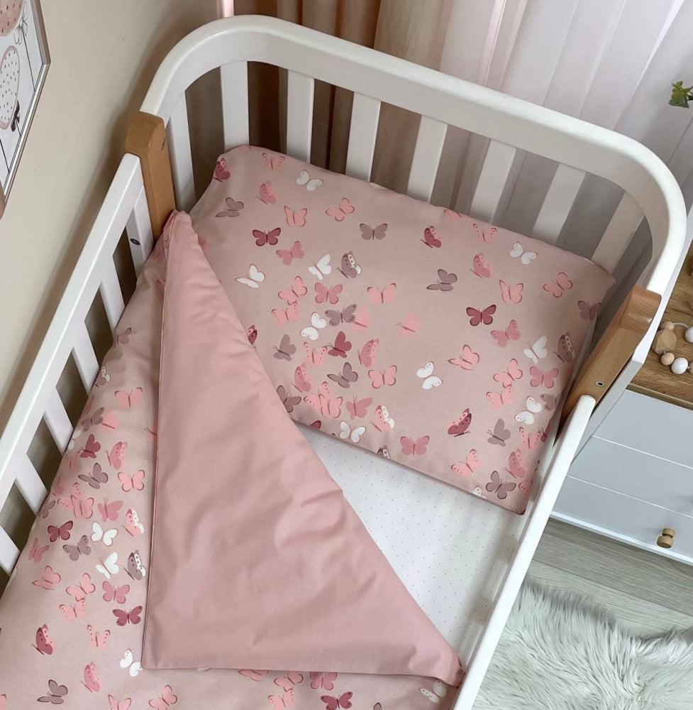 Detská posteľná súprava do postieľky Baby Dream – Motýle