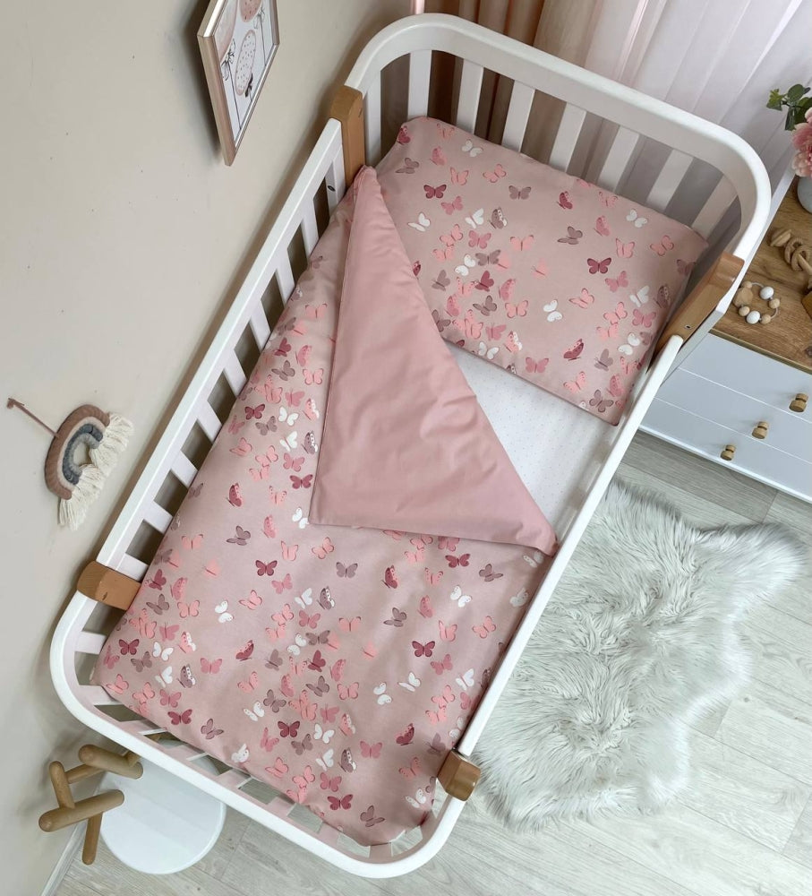 Detská posteľná súprava do postieľky Baby Dream – Motýle