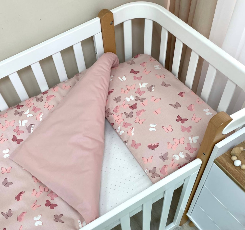 Detská posteľná súprava do postieľky Baby Dream – Motýle