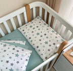 Detská posteľná súprava do postieľky Baby Dream Stars – mätová