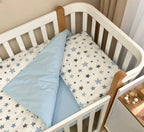 Detská posteľná súprava do postieľky Baby Dream Stars – modrá