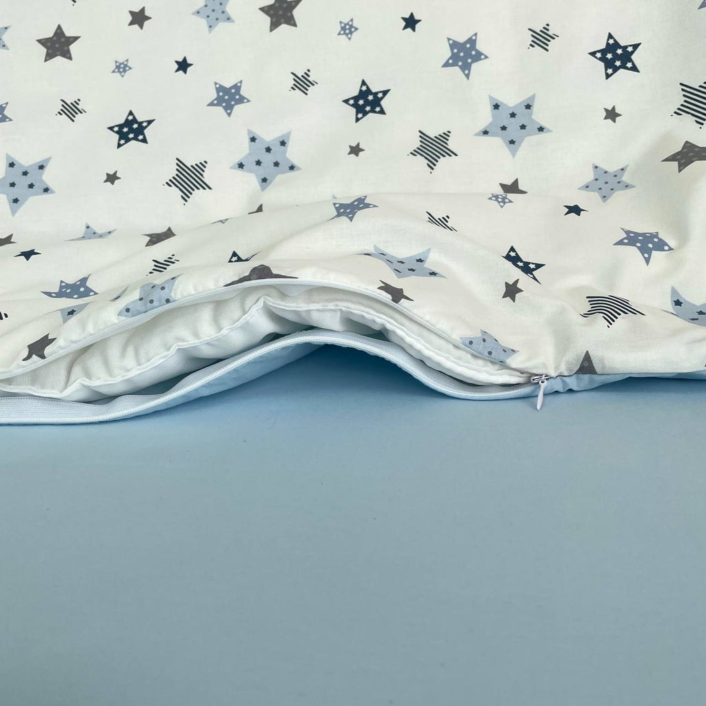 Detská posteľná súprava do postieľky Baby Dream Stars – modrá
