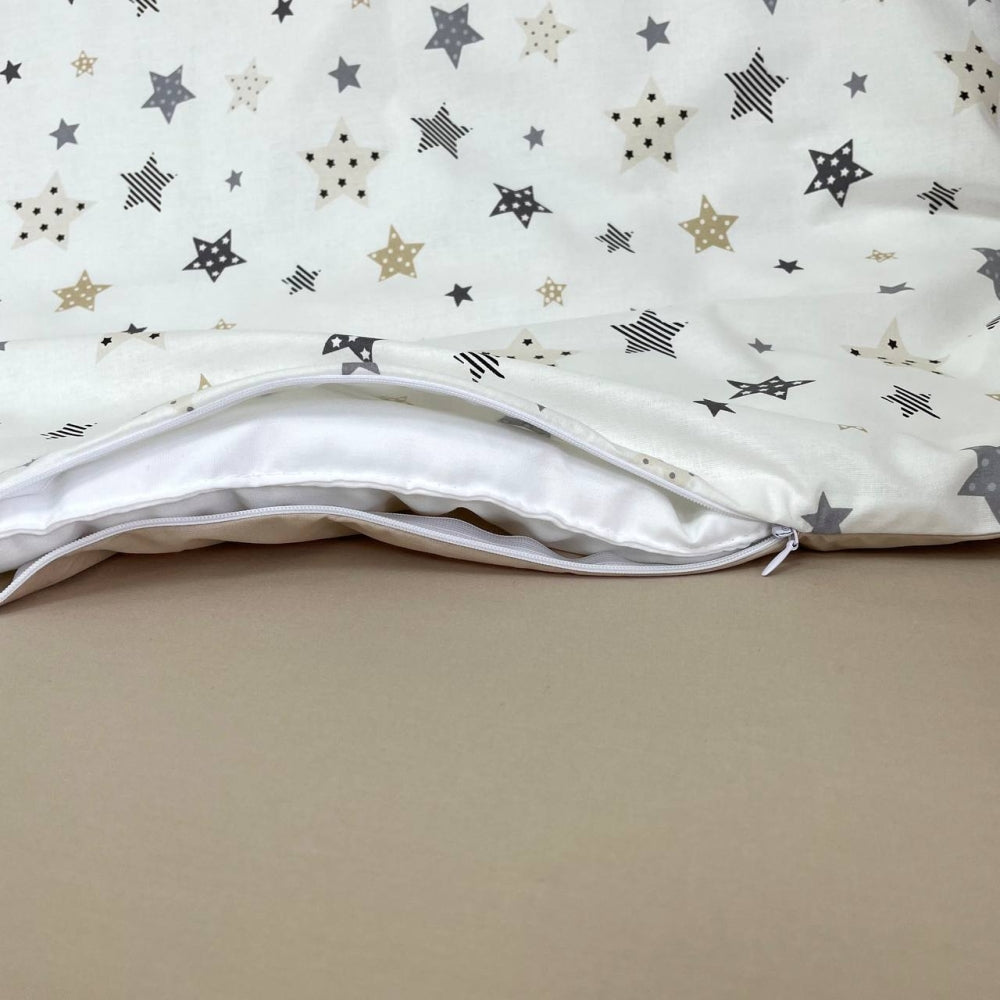 Detská posteľná súprava do postieľky Baby Dream Stars – béžová