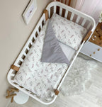 Detská posteľná súprava do postieľky Baby Dream – Vetvičky mačiek – púdrová