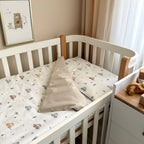 Detská posteľná súprava do postieľky Baby Dream – Autíčka bledomodrá