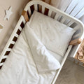 Detská posteľná súprava do postieľky Baby Dream – Zajačik so psíkom béžovo-bledomodrá