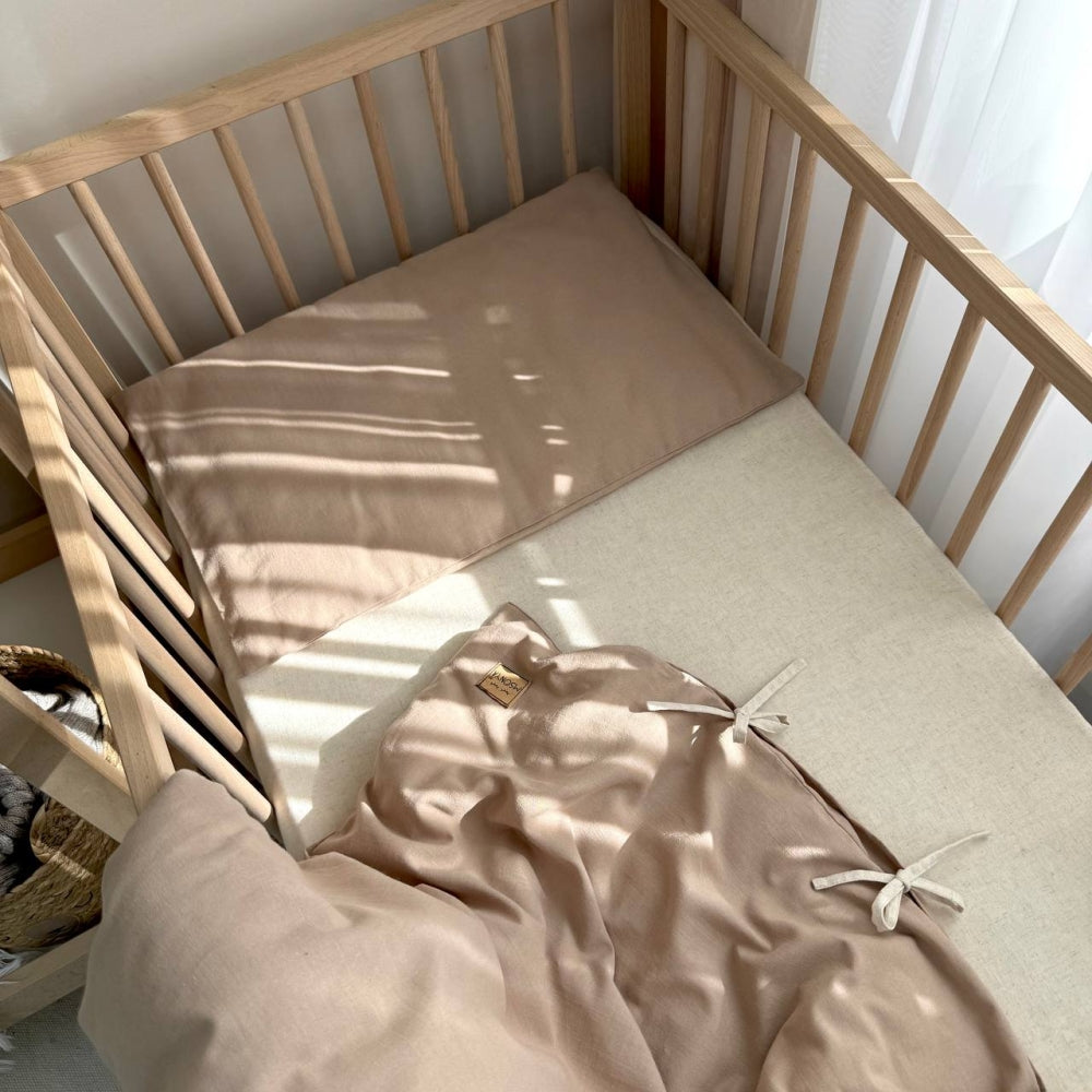Ľanová súprava obliečok ľan, čokoládový