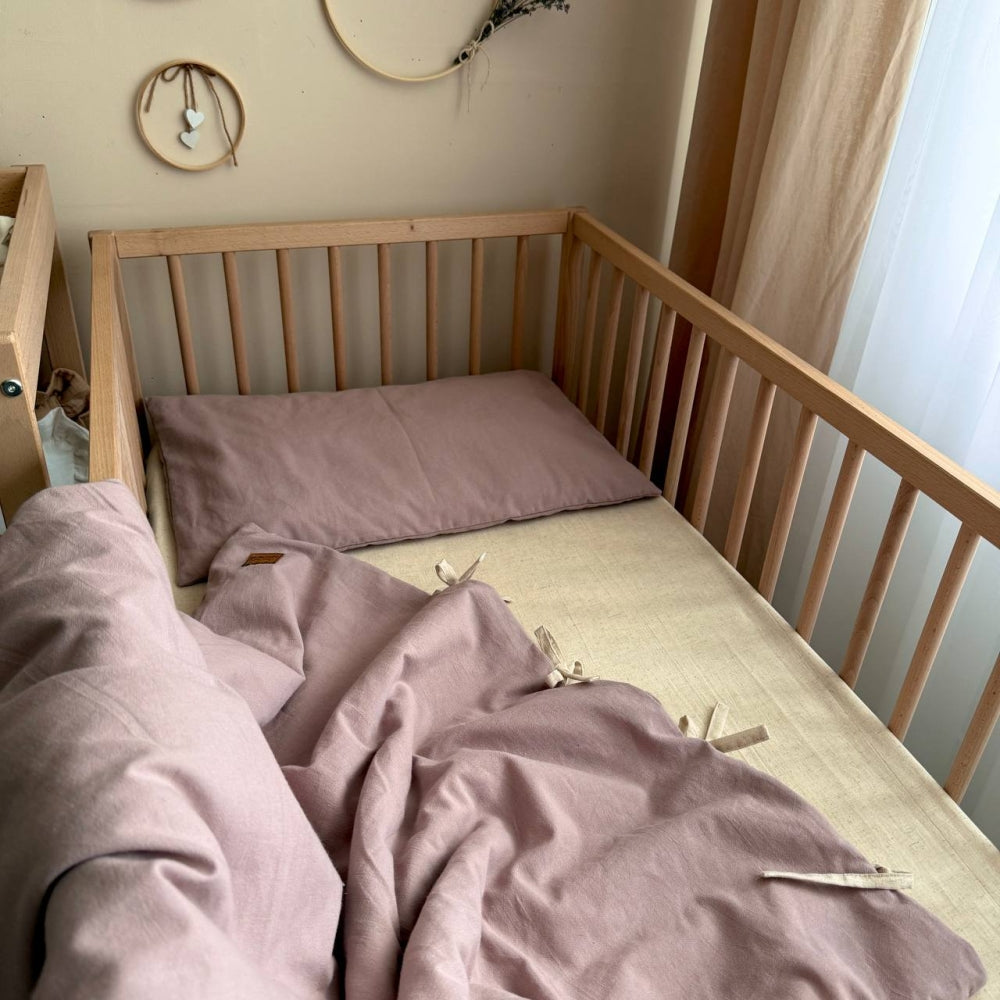 Ľanová súprava obliečok ľan, lila