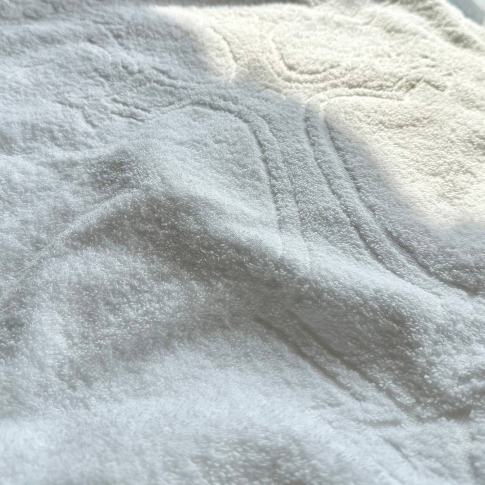 Froté krstná plienka pre bábätko Anjeliky – biela (bez rožka)