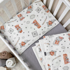 Flanelová posteľná súprava do postieľky Teddy – so zajačikom
