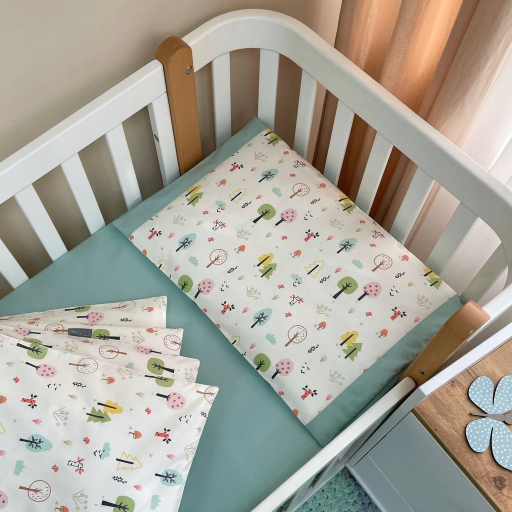Bavlnená posteľná súprava do postieľky Baby Mix – Les