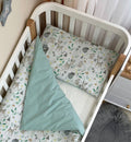 Bavlnená posteľná súprava do postieľky Baby Mix – Bamby s priateľmi