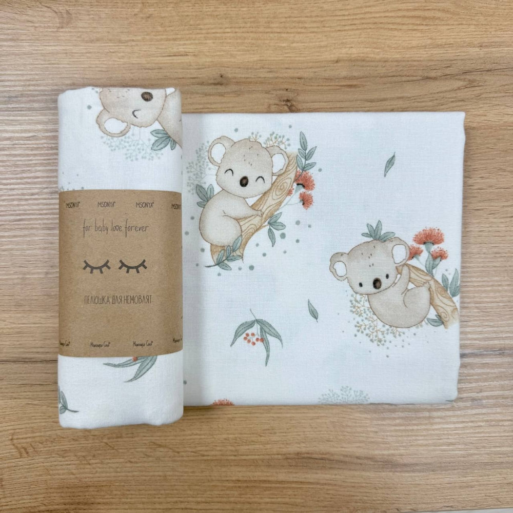 Flanelová plienka pre bábätko Koala