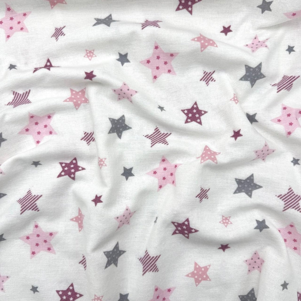 Flanelová plienka pre bábätko púdrové hviezdy (Stars)