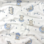 Flanelová plienka pre bábätko Sleep modrý