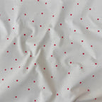Bavlnená plienka 80 × 100 cm – Červené hviezdičky