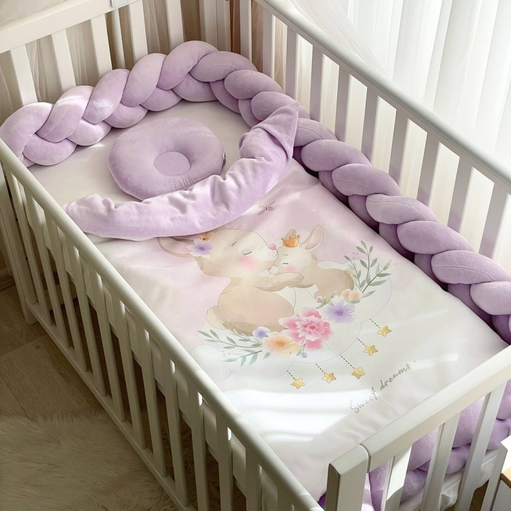 Výbavička do postieľky Sweet Dream – zajačik s mamou