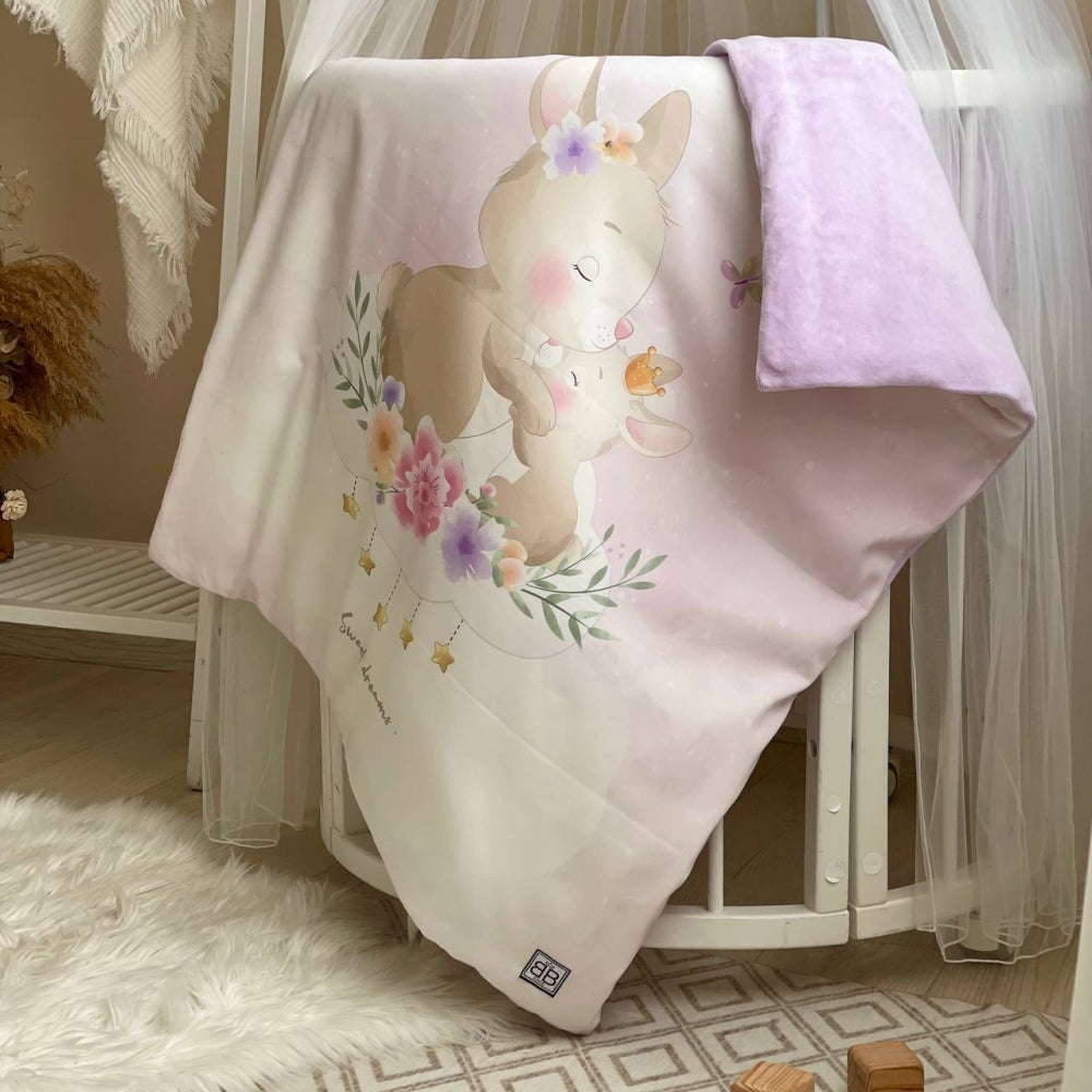 Výbavička do postieľky Sweet Dream – zajačik s mamou