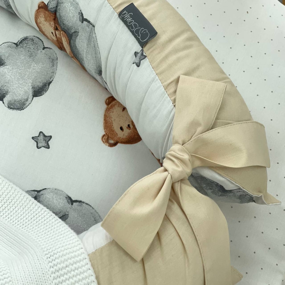Hniezdo pre bábätko Baby Design – Teddy béžové