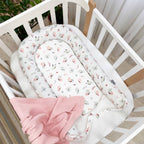 Hniezdo pre bábätko Baby Design – motýlik ružovo-mätové