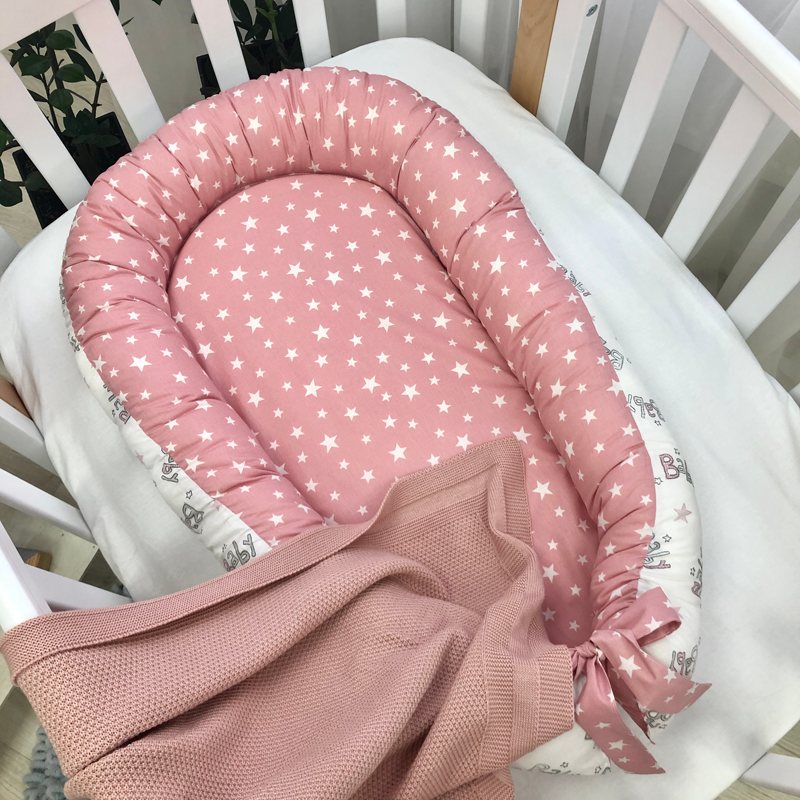 Hniezdo pre bábätko Baby Design – Baby sivo-púdrové