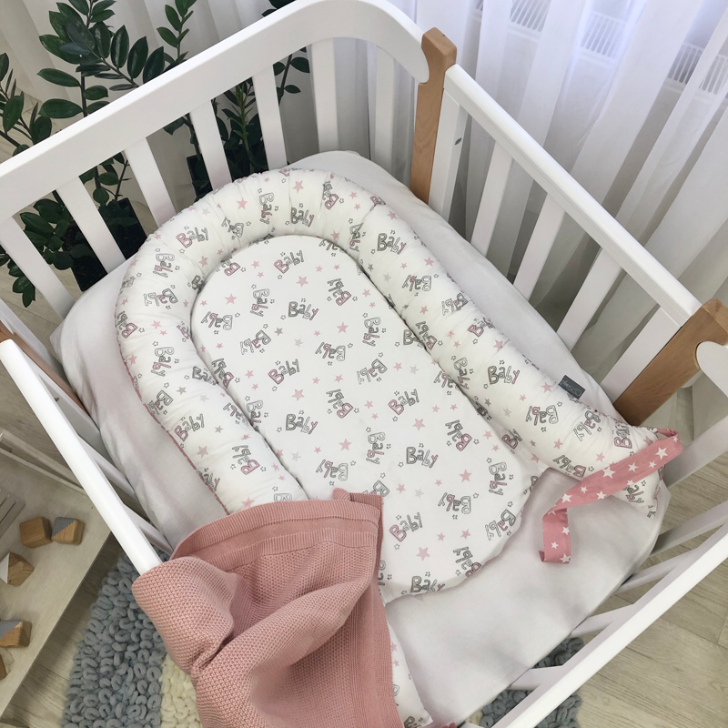 Hniezdo pre bábätko Baby Design – Baby sivo-púdrové