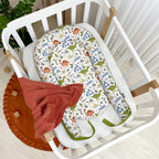 Hniezdo pre bábätko Baby Design – Dino olivové