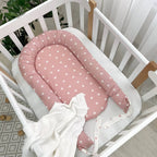 Hniezdo pre bábätko Baby Design – hviezdy na púdrovej