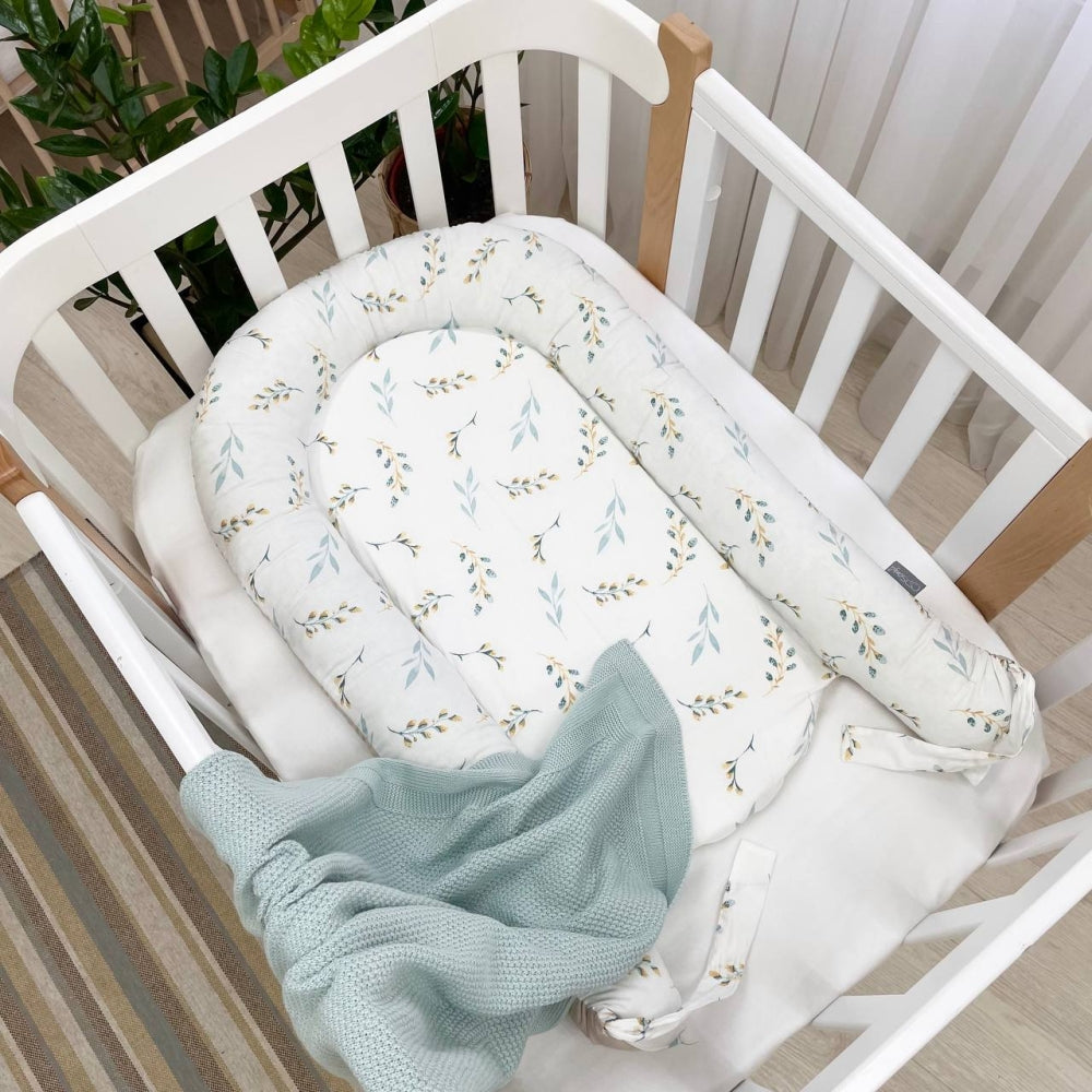 Hniezdo pre bábätko Baby Design – vetvičky mačiek mätové